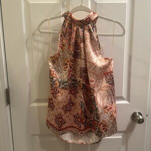 Beautiful floral and flowing tank - unknown brand